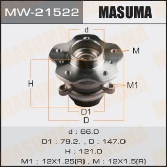 Подшипник ступици MASUMA MW21522 (фото 1)