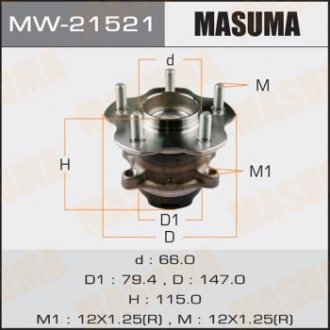 Підшипник ступиці MASUMA MW21521