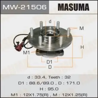 Подшипник ступици MASUMA MW21506
