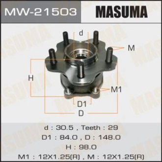 Підшипник ступиці MASUMA MW21503