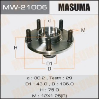 Подшипник ступици MASUMA MW21006