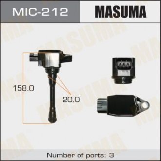 Котушка запалювання MASUMA MIC212 (фото 1)
