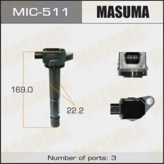Фото запчастини Котушка запалювання MASUMA MIC511 Котушка запалювання MASUMA MIC511