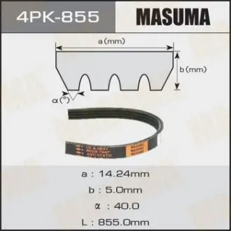 Ремінь струмковий MASUMA 4PK855