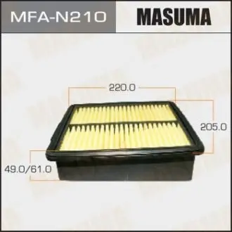 Фото запчастини Повітряний фільтр MASUMA MFAN210 Повітряний фільтр MASUMA MFAN210