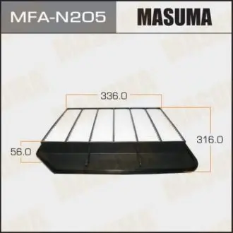 Фото запчастини Повітряний фільтр MASUMA MFAN205 Повітряний фільтр MASUMA MFAN205