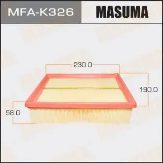 Повітряний фільтр MASUMA MFAK326