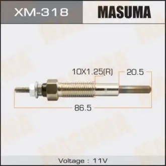 Свічка розжарювання MASUMA XM318