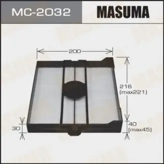 Салонний фільтр MASUMA MC2032