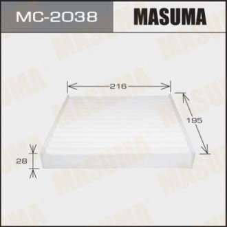 Салонный фильтр MASUMA MC2038