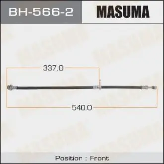 Шланг гальмівний MASUMA BH5662