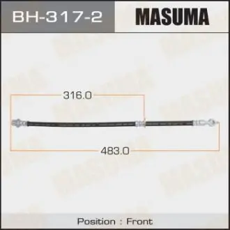 Шланг тормозной MASUMA BH3172
