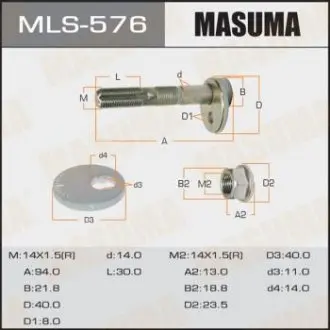 Болт эксцентрик MASUMA MLS576