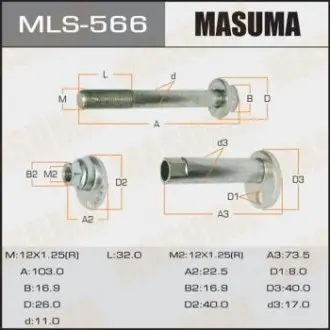 Болт ексцентрик MASUMA MLS566
