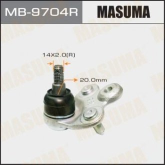 Кульова опора MASUMA MB9704R