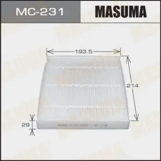 Салонний фільтр MASUMA MC231