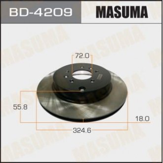 Диск тормозной MASUMA BD4209 (фото 1)