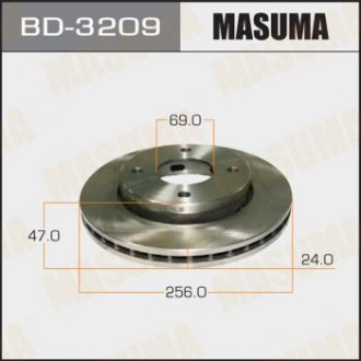Диск тормозной MASUMA BD3209 (фото 1)