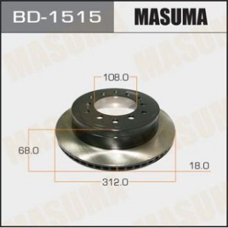 Диск тормозной MASUMA BD1515 (фото 1)
