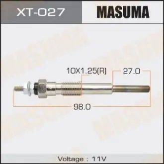 Свеча накаливания PT-152 /1HZ, 1HDT (1/10/100) MASUMA XT027