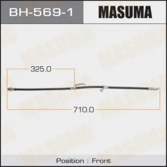 Шланг гальмівний T- /front/ RAV4 ACA3# RH MASUMA BH5691