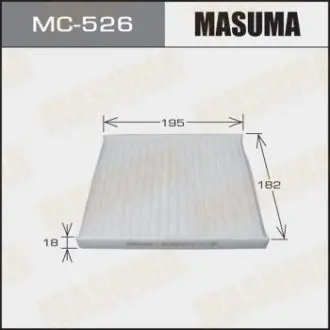 Фото запчастини Салонний фільтр AC-403E (1/40) MASUMA MC526 Салонний фільтр AC-403E (1/40) MASUMA MC526