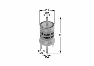 Фильтр топливный FILTERS CLEAN FILTER MBNA1556 (фото 1)