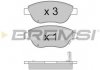 Колодки тормозные передние BREMSI BP3295 (фото 3)