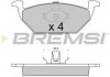Гальмівні колодки перед. Caddy III/Golf V/Octavia/A3 96- BREMSI BP2712 (фото 3)