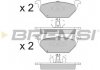 Тормозные колодки передние BREMSI BP2835 (фото 3)