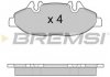 Тормозные колодки передние BREMSI BP3100 (фото 3)
