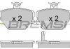 Тормозные колодки передние BREMSI BP2881 (фото 3)