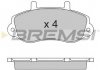 Тормозные колодки передние BREMSI BP2767 (фото 3)