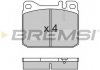 Тормозные колодки передние BREMSI BP2172 (фото 3)
