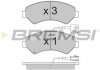 Тормозные колодки передние BREMSI BP3323 (фото 3)