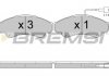 Тормозные колодки передние BREMSI BP2998 (фото 3)