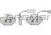 Тормозные колодки передние BREMSI BP2375 (фото 3)