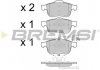 Тормозные колодки передние BREMSI BP3413 (фото 3)