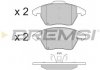 Тормозные колодки передние BREMSI BP3174 (фото 3)