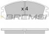 Тормозные колодки передние BREMSI BP2953 (фото 3)