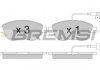 Тормозные колодки передние BREMSI BP2943 (фото 3)