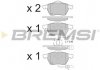 Гальмівні колодки перед. Passat B5/Audi A4/A6 00-05 BREMSI BP3071 (фото 3)