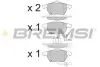 Гальмівні колодки перед. Passat B5/Audi A4/A6 00-05 BREMSI BP3071 (фото 3)