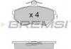 Тормозные колодки передние BREMSI BP2532 (фото 3)