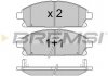 Колодки тормозные передние BREMSI BP2968 (фото 3)