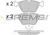 Колодки тормозные передние BREMSI BP3479 (фото 3)