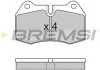 Гальмівні колодки перед. BMW 5(E39)/7(E38) 96-04 (brembo) BREMSI BP2660 (фото 3)