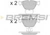 Гальмівні колодки перед. BMW 5(E60)/7(E65) 02-10 (ATE) (155,1x68,5x20,3) BREMSI BP3073 (фото 3)
