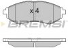 Колодки тормозные передние BREMSI BP3111 (фото 3)