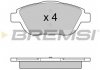 Колодки тормозные передние BREMSI BP3428 (фото 3)